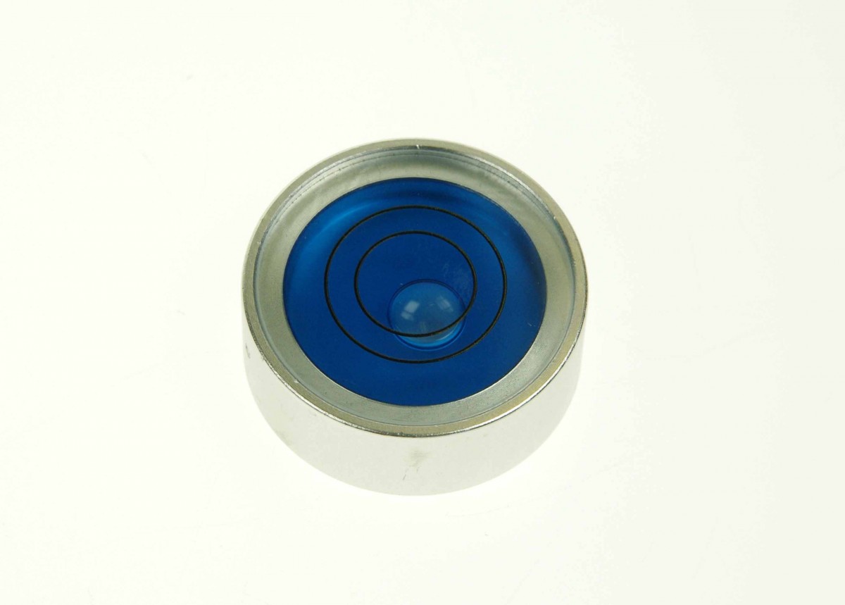 Libela kulatá v hliníkovém pouzdře modrá, CL60-3513B