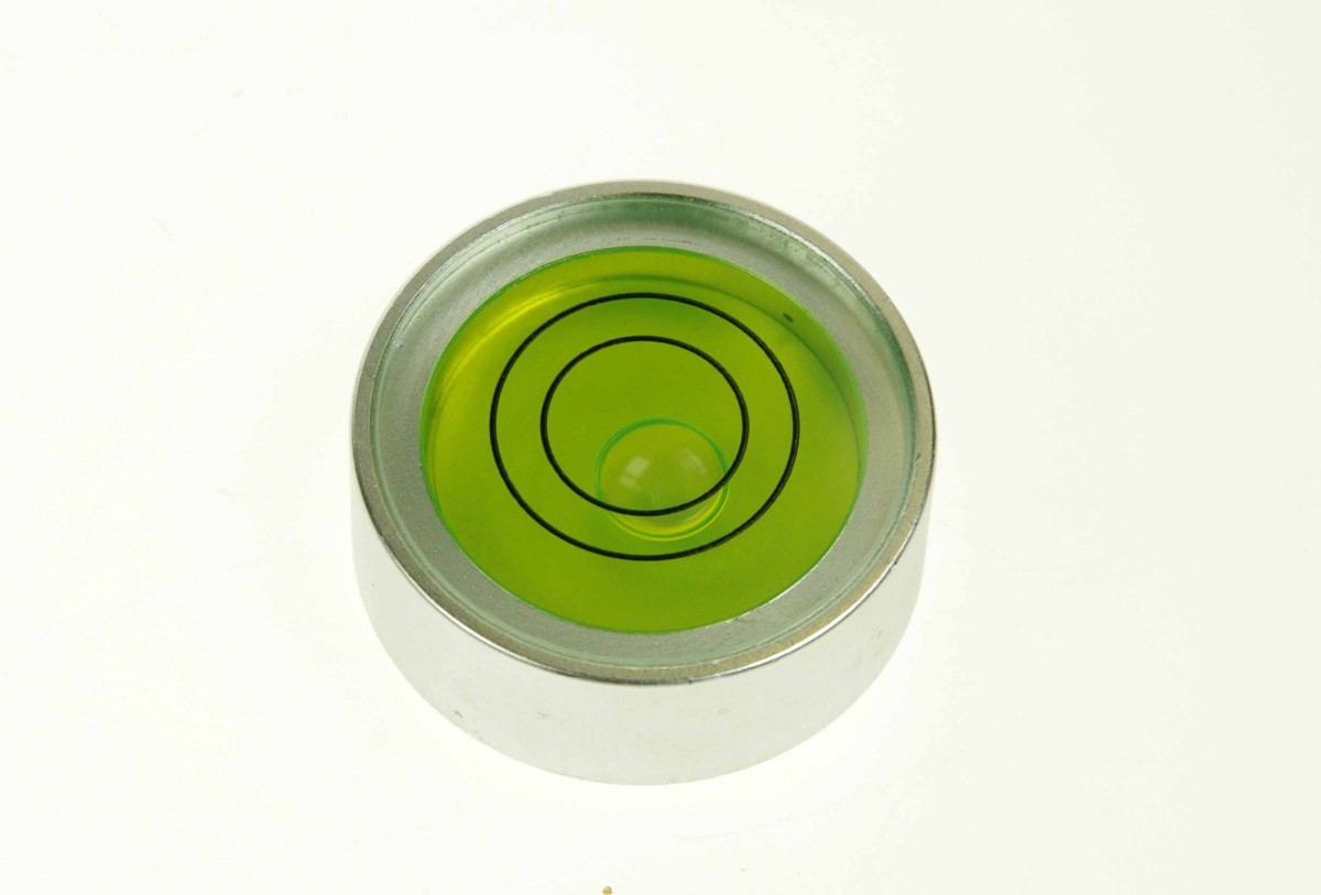 Libela kulatá v hliníkovém pouzdře zelená, CL60-3513G